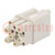 Connector: HDC; contact insert; female; S-Q12/0; PIN: 13; 12+PE