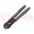 Tool: for crimping; ring tube terminal; 4÷6mm2,10mm2,16mm2