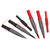 Cordons de mesure; Icourant: 10A; Long: 1m; isolés; noir,rouge