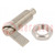 Indexing plungers; Thread: M20; 12mm; Mat: stainless steel