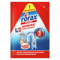 rorax Rohrfrei Power-Granulat (One shot) 12er Set, Inhalt: 12x 60 g