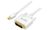 LogiLink Mini DisplayPort - DVI Adapterkabel, weiß, 1,8 m (11116684)