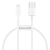 1_Baseus Superior USB-Kabel - Lightning 2,4 A 0,25 m Weiß (CALYS-02)