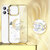 3_Kingxbar Moon Series Luxury Case mit Swarovski-Kristallen für iPhone 13 Pro Gold (Blume)
