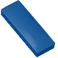 Prostokątne magnesy biurowe - niebieskie