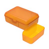 Artikelbild Lunch box "School Box" deluxe, with compartment divider, trend-orange PP