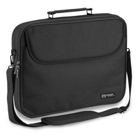 PEDEA Laptoptasche 17,3 Zoll (43,9 cm) "SMARTLINE" Notebook Umhängetasche mit Schultergurt, schwarz