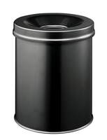 DURABLE Papierkorb Safe rund 15 Liter, schwarz