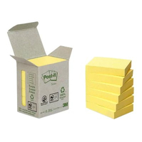 Post-It 653-1B karteczka samoprzylepna Prostokąt Żółty 100 ark. Samoprzylepny