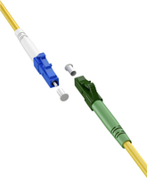 Goobay 59627 InfiniBand/fibre optic cable 0,5 m LC FTTH OS2 Geel