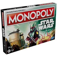 Star Wars Monopoly: Boba Fett Edition Juego de mesa Familia
