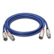 OEHLBACH 0.5m XXL Series XLR Audio-Kabel 0,5 m XLR (3-pin) Blau