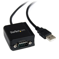 StarTech.com ICUSB2321FIS zmieniacz płci / kabli DB-9 USB A Czarny
