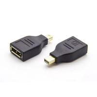 Microconnect MDPMDPF tussenstuk voor kabels Mini Displayport Displayport Zwart