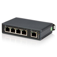 StarTech.com Switch di rete Commutatore Industriale Ethernet a 5 porte - Guida DIN / Montabile a parete