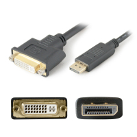 AddOn Networks 45J7915-AO video cable adapter 0.2 m DisplayPort DVI Black