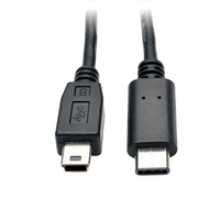 Tripp Lite U040-006-MINI USB kábel 1,83 M USB 2.0 Mini-USB B USB C Fekete