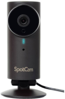 SpotCam HD Pro Webcam 1280 x 720 Pixel WLAN Schwarz