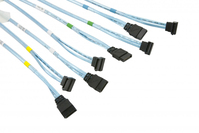Supermicro CBL-0201L SATA cable Black, White