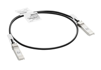 HPE Aruba Networking Networking Instant On 10G SFP+ to SFP+ 1m Direct Attach Copper Cable InfiniBand és száloptikai kábel SFP+ Fekete, Ezüst