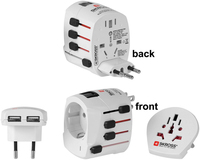 Microconnect PETRAVEL12 mobile device charger Universal White USB Indoor