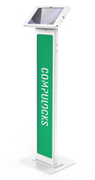 Compulocks Galaxy Tab A9+ Apex Enclosure Brandable Floor Stand - White