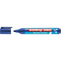 Edding 4-380 003 marcador 1 pieza(s) Punta redonda Azul