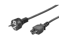 Microconnect PE010818S electriciteitssnoer Zwart 1,8 m CEE7/7 C5 stekker