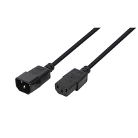 LogiLink CP110 power cable Black 3 m C13 coupler C14 coupler