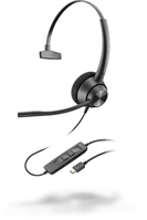 POLY EncorePro 310 Headset Bedraad Hoofdband Kantoor/callcenter USB Type-C Zwart
