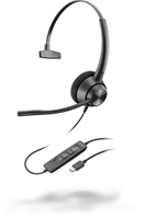 POLY EncorePro 310 Casque Avec fil Arceau Bureau/Centre d'appels USB Type-C Noir