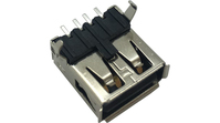Distrelec RND 205-00855 kabel-connector USB Type A Geelkoper