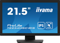 iiyama ProLite T2234MSC-B1S écran plat de PC 54,6 cm (21.5") 1920 x 1080 pixels Full HD Écran tactile Noir