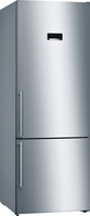 Bosch Serie 4 KGN56XIDP kombinált hűtőszekrény Szabadonálló 508 L D Rozsdamentes acél