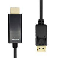 ProXtend DP1.2-HDMI60-005 câble vidéo et adaptateur 5 m DisplayPort HDMI Noir