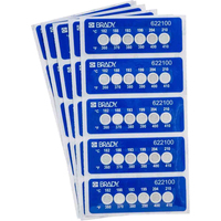 Brady TIL-6-182C/360F self-adhesive label Rectangle Permanent Blue, White 30 pc(s)