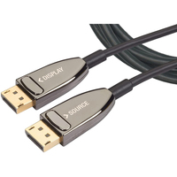 Techly ICOC DSP-HY-050 DisplayPort-Kabel 50 m Schwarz