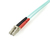StarTech.com Aqua OM4 Duplex Multimode Fiber Optic Cable - 100 Gb - 50/125 - LSZH - LC/LC - 3 m (10 ft.)~3m (10ft) LC/UPC to LC/UPC OM4 Multimode Fiber Optic Cable, 50/125µm LOM...