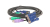 iogear Micro-Lite™ Bonded All-in-One PS/2, VGA KVM Cable 6 feet Tastatur/Video/Maus (KVM)-Kabel Schwarz 1,83 m