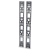 APC NetShelter SX 24U 600mm(b) x 1070mm(d) 19" IT rack, behuizing met zijkanten