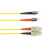 Black Box FOLZH62-002M-STSC-YL kabel optyczny 2 m ST SC OM1 Żółty