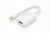 Ednet 84498 adaptador de cable de vídeo 0,2 m Mini DisplayPort HDMI Blanco