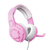 Trust GXT 411P Radius Kopfhörer Kabelgebunden Kopfband Pink, Weiß