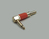 BKL Electronic 0102030 Drahtverbinder 6,3 mm, 2 polig Gold, Rot