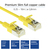 ACT DC7852 cable de red Amarillo 0,25 m Cat6a U/FTP (STP)