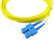 BlueOptics CAB-SMF-SC-SC-2-BO Glasvezel kabel 2 m G.657.A1 Geel