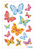 HERMA Butterfly Time with Fine Glitter kindersticker