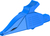 4 mm Abgreifer Delfinklemme blau XDK-1033