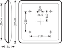 TRILUX 6863940 OPB ARM LED 3300LM 830 + SENS