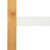 Relaxdays Handtuchhalter Bambus, mit Ablage & 3 Handtuchstangen, freistehender Handtuchständer, 103x41x28cm, natur/weiß